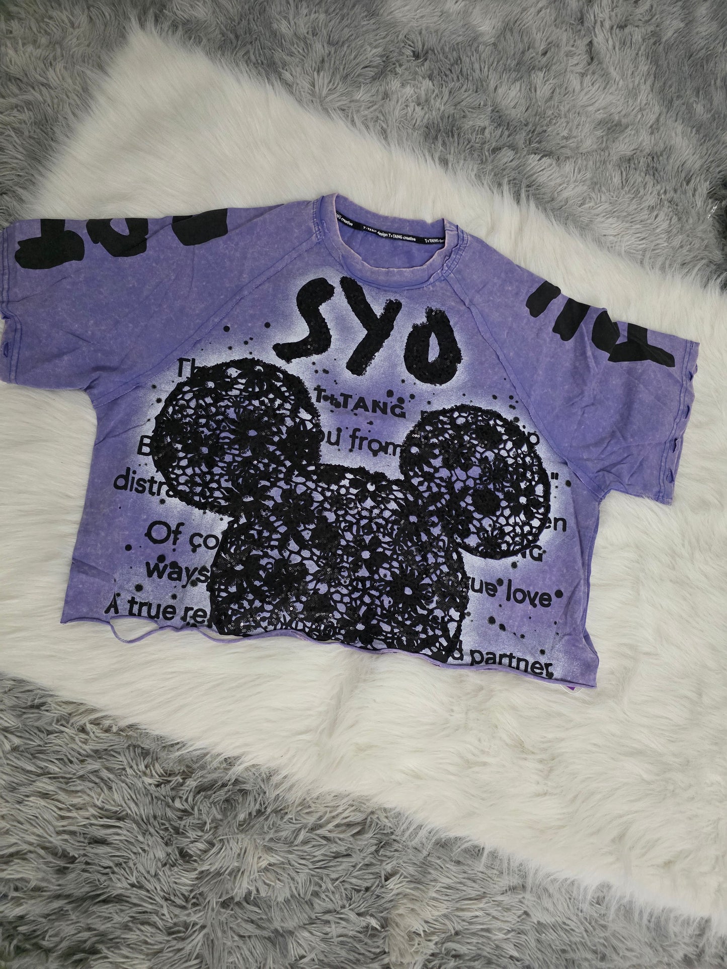 Blusón Trendy Lace/Morado