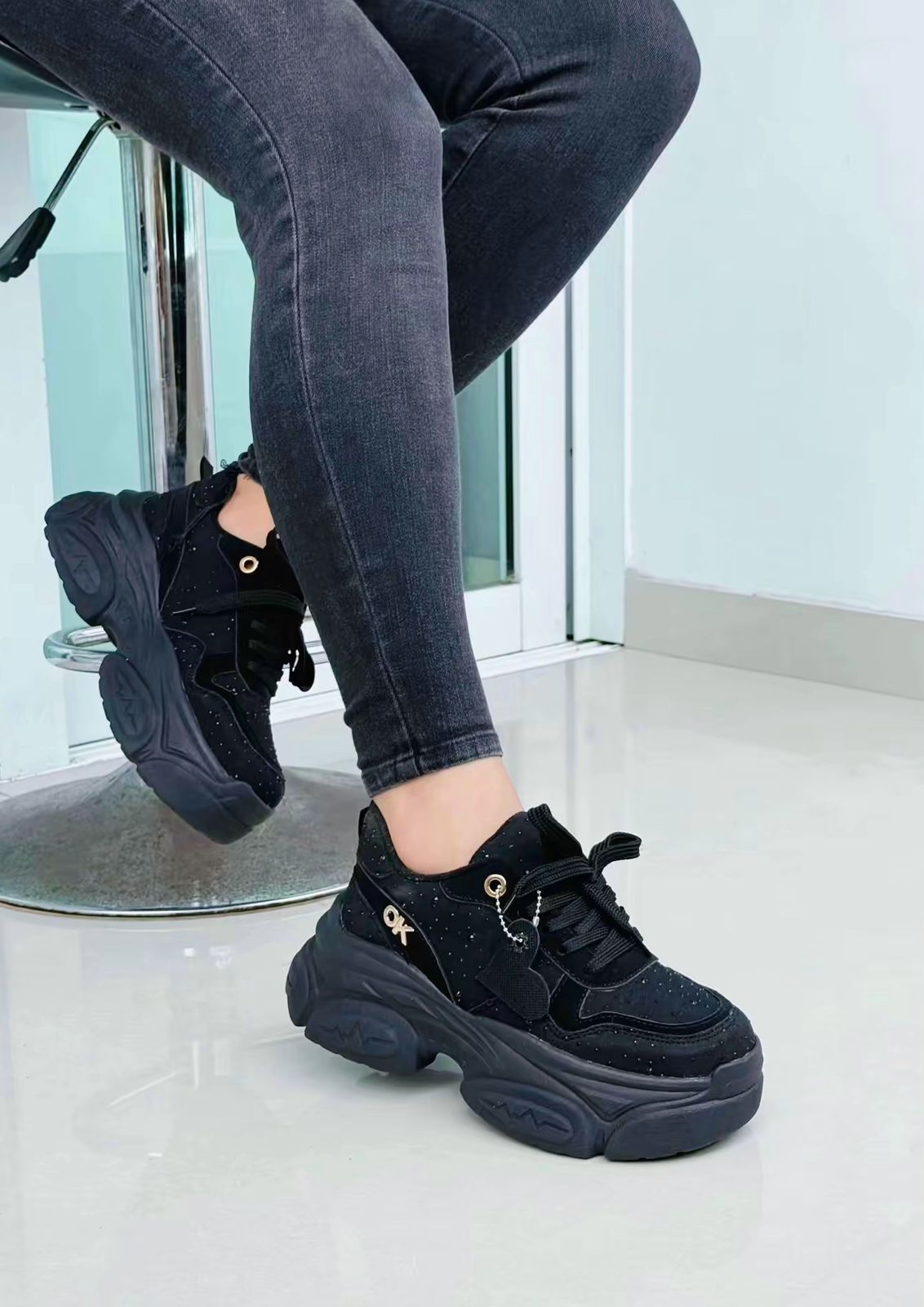 ✨🖤 Sneakers Midnight Glam 🖤✨Línea Estándar Colombiana