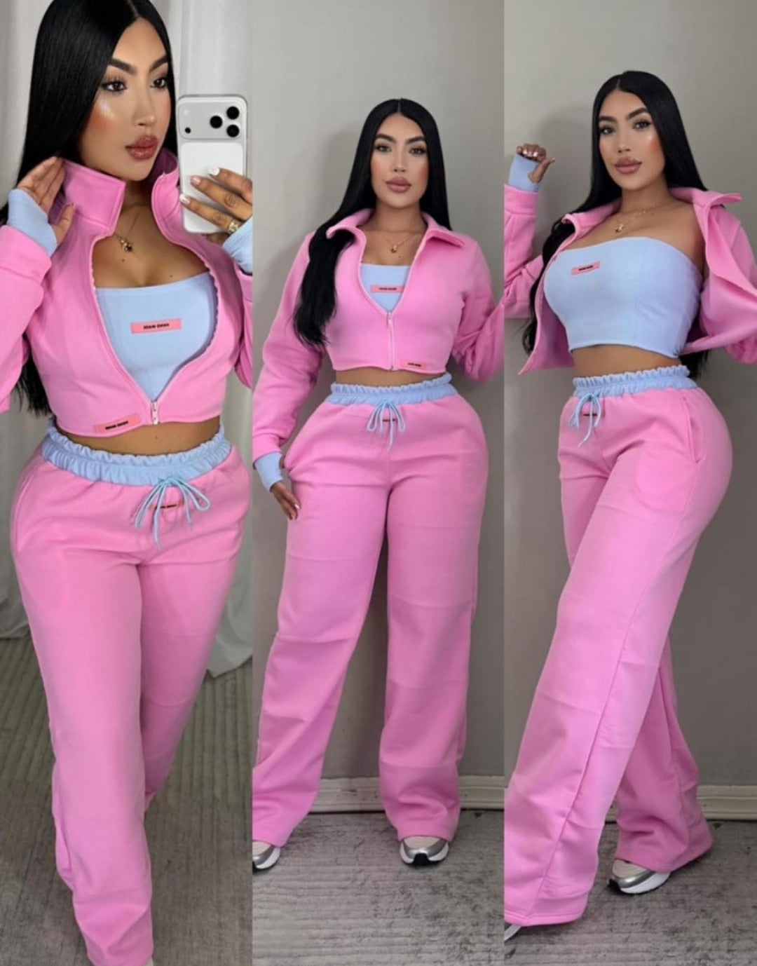 Set de 3 Piezas Candy / Rosa