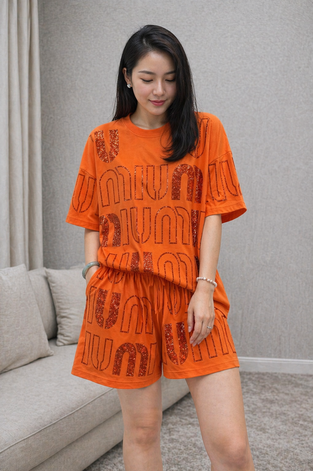 Conjunto Estilo Radiante/Naranja