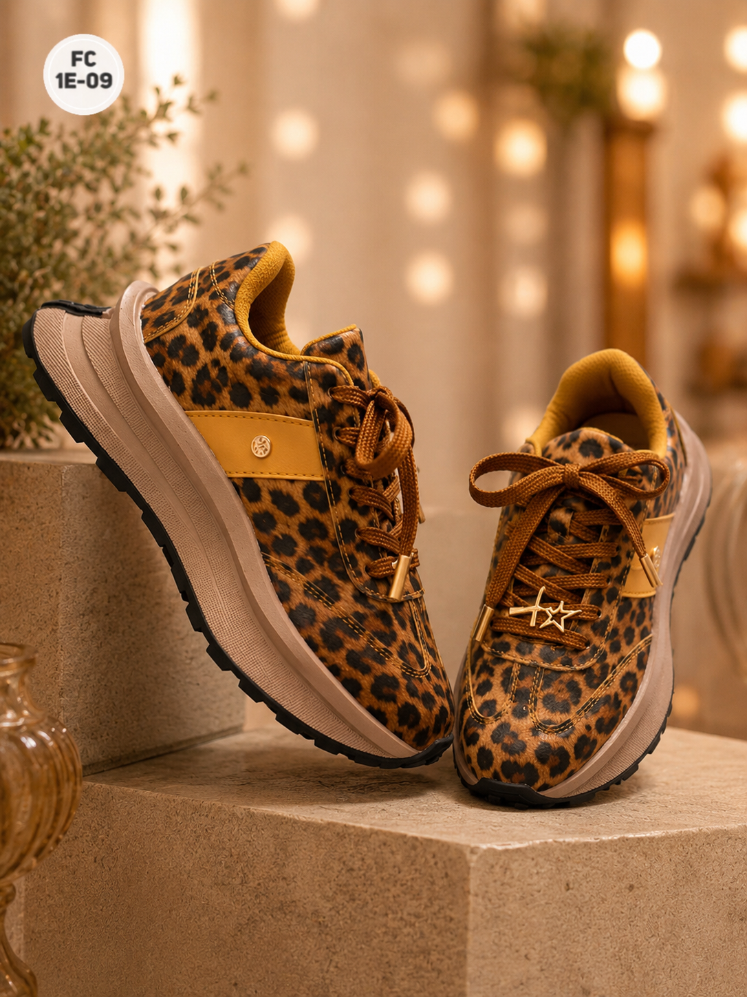 🐆✨ Sneakers Wild Glam Leopard ✨🐆Línea Estándar Colombiana