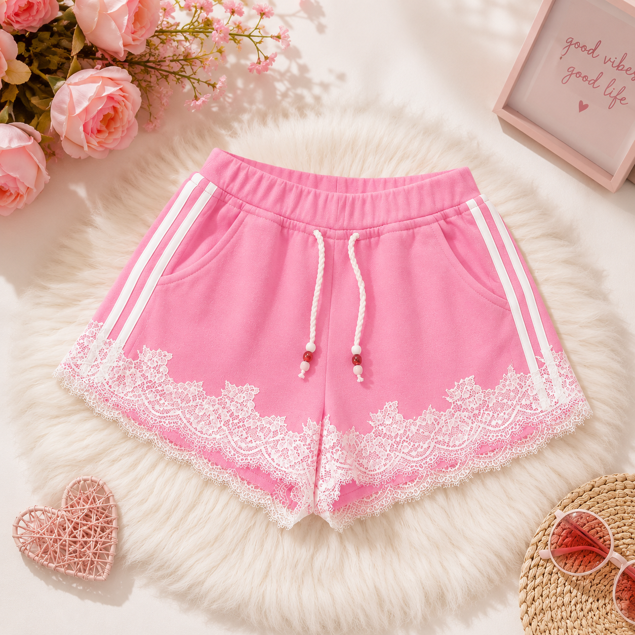 Short Curve Encaje Sunset/Rosa