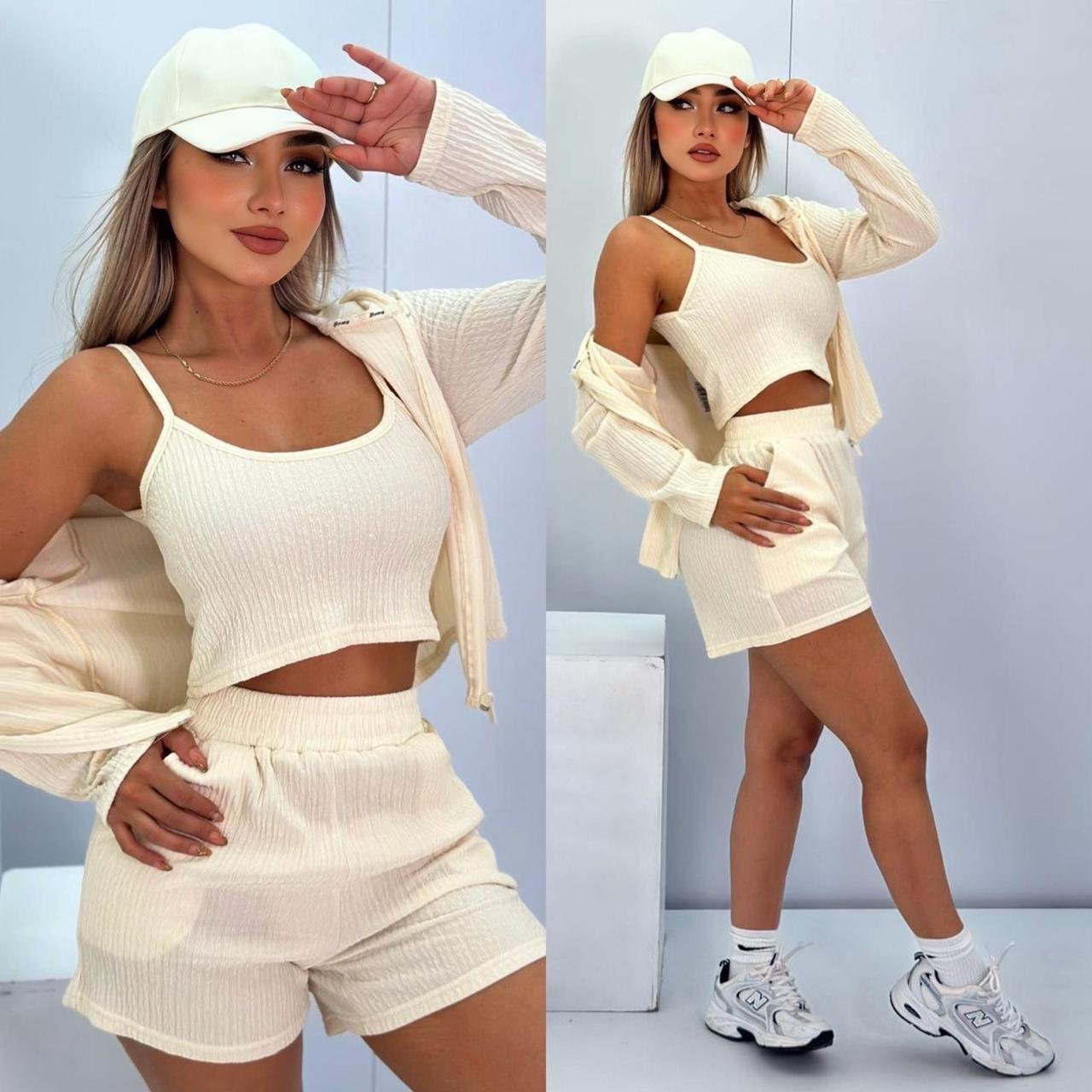 Conjunto 3 piezas – Comodidad y estilo en un solo look