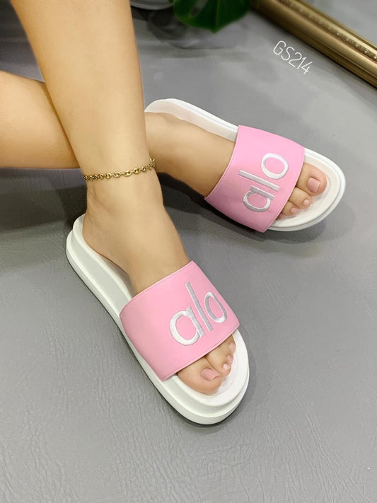 Sandalias Tipo Slide Estilo Alo | Cómodas y Modernas – Rosa