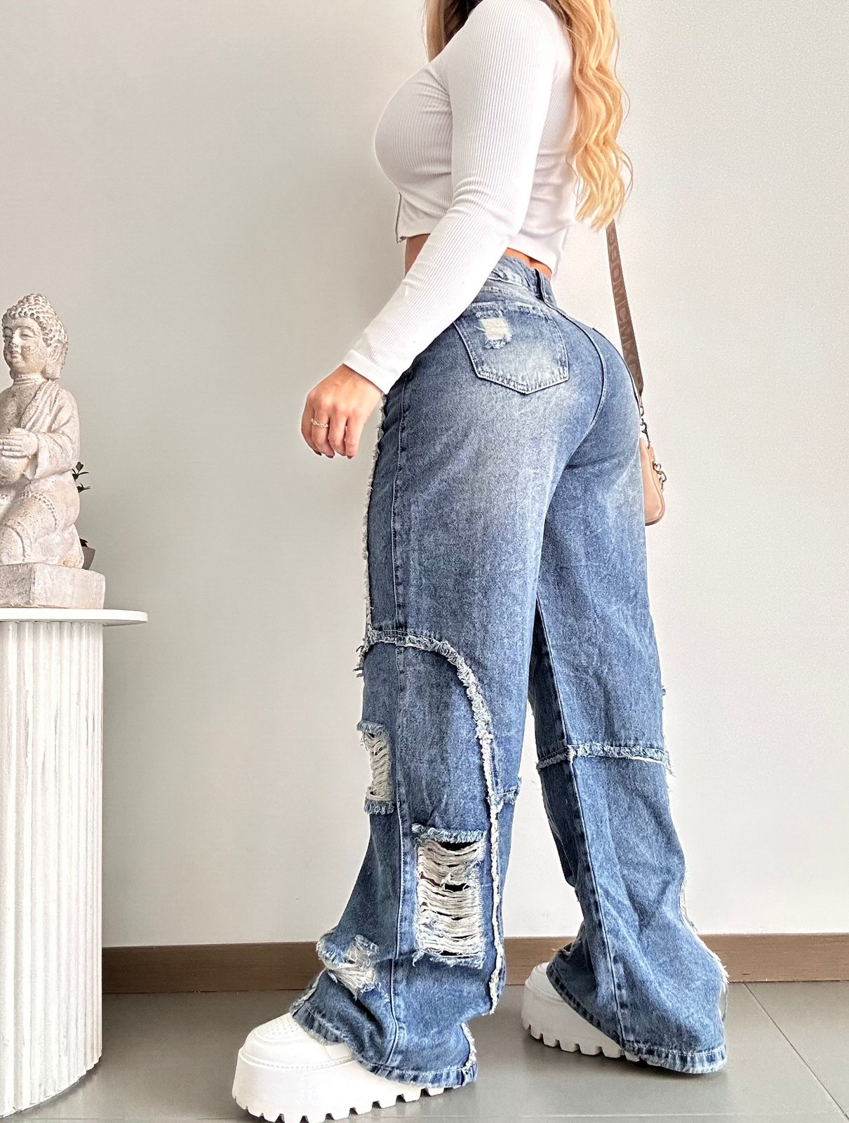 Jeans Urban  Curve Flow/ Azul