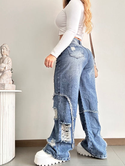 Jeans Urban  Curve Flow/ Azul