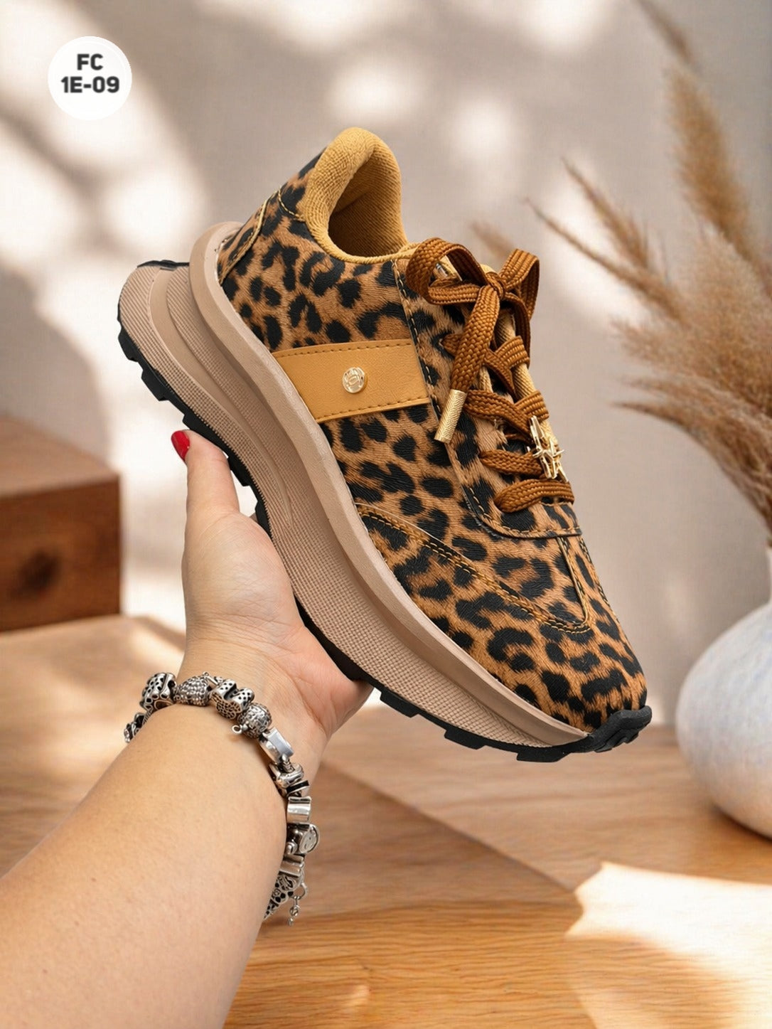 🐆✨ Sneakers Wild Glam Leopard ✨🐆Línea Estándar Colombiana