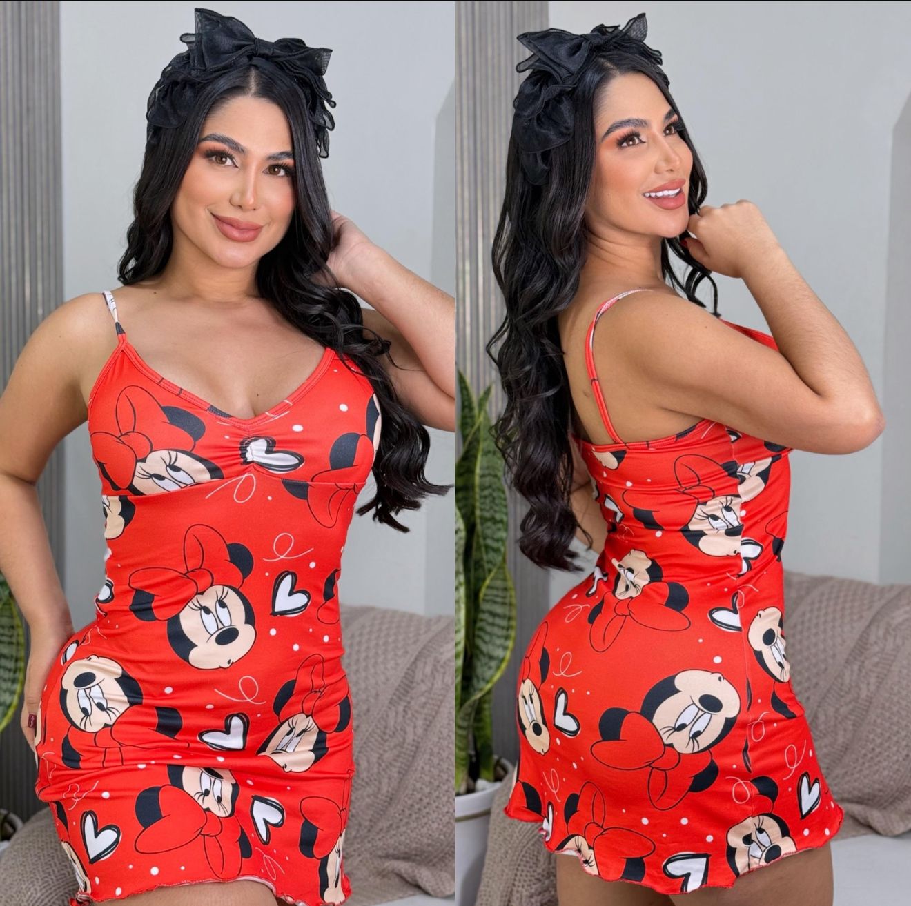 ♥️Pijama Vestido Corazón Encantado/Rojo ♥️