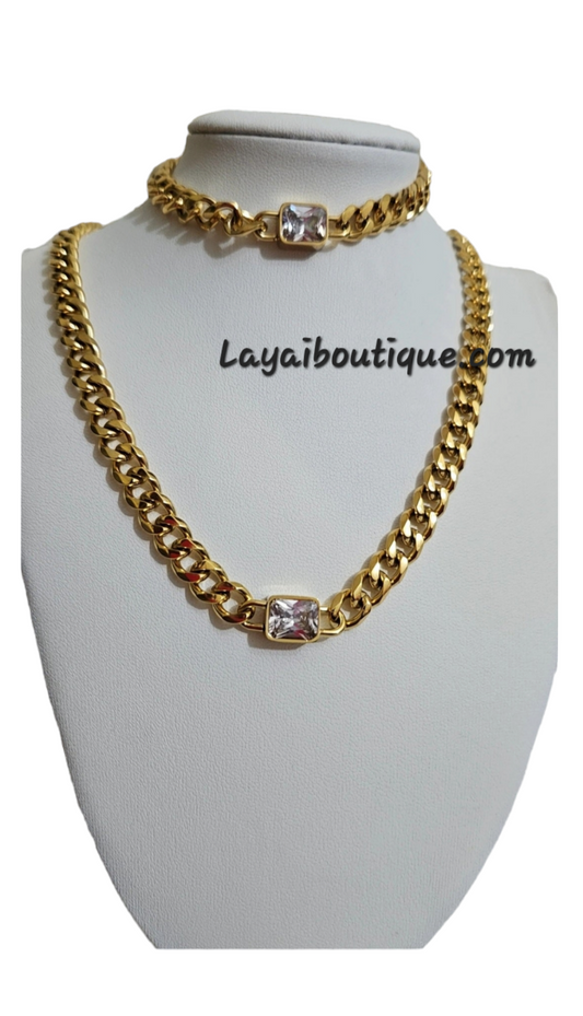 SET De Cadena con Piedra