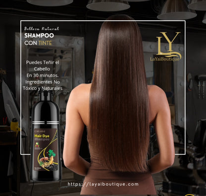 Shampú Tinte 3 en 1 para el Cabello