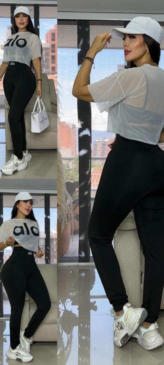 Conjunto de Dama Negro y Blanco