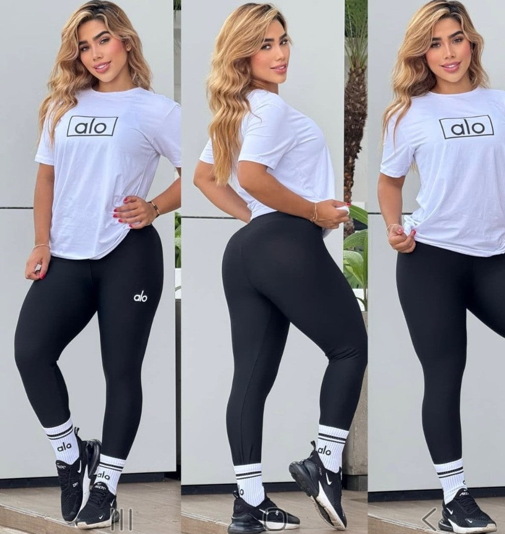 🔥 Conjunto Power Nlack and White