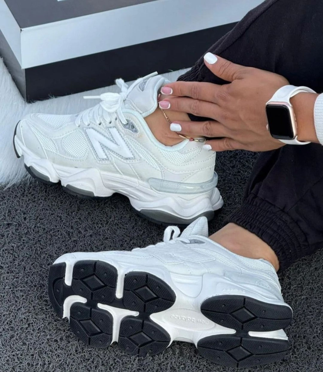 Sneakers Blanco  Motion/NB 9060| Línea Premium