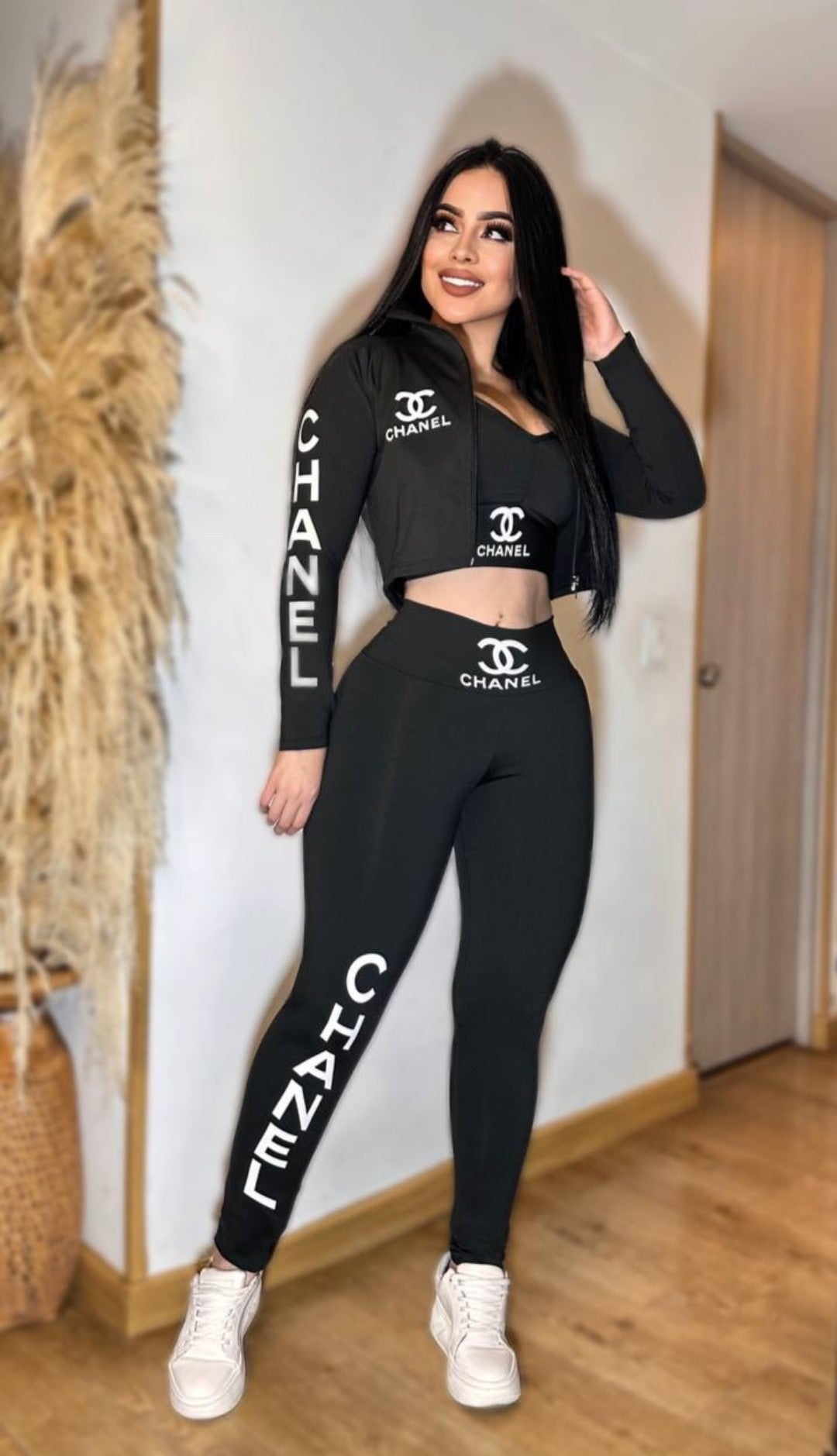 Conjunto Trío Luxe Noir Fit