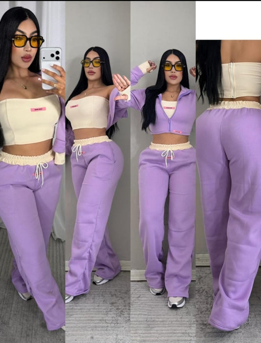 Conjunto 3 Piezas Soft Lavanda/Morado