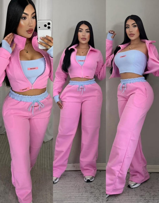 Conjunto 3 Piezas Candy /Pink