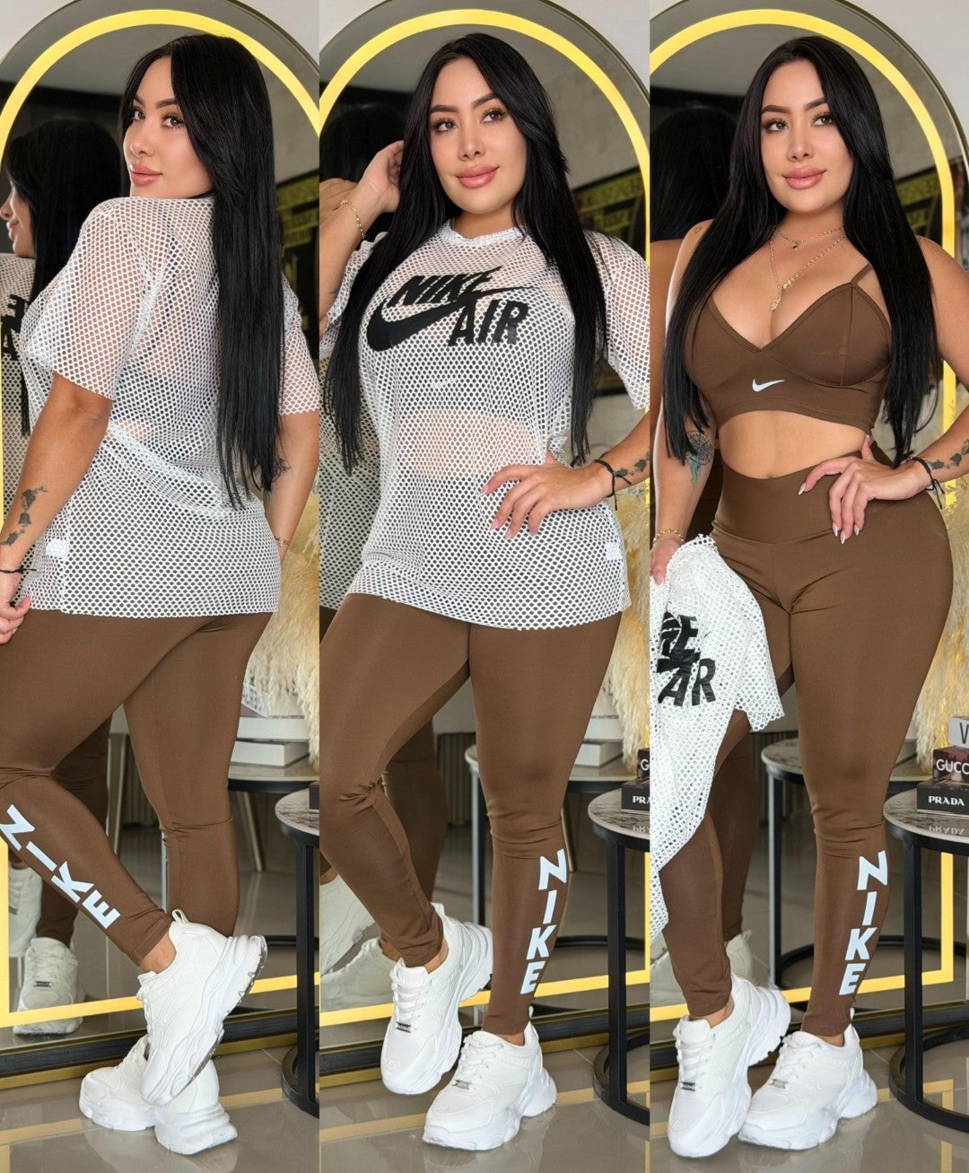 Conjunto Active Luxe /Carmelita