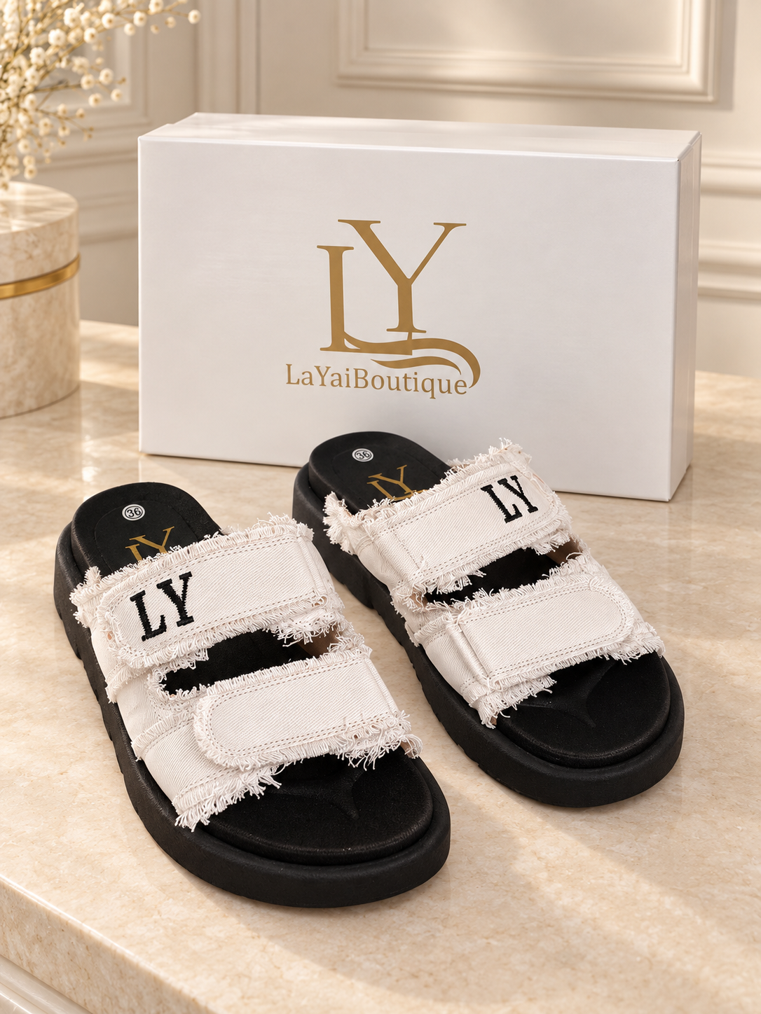 Platform Sandals LY| Line Premium