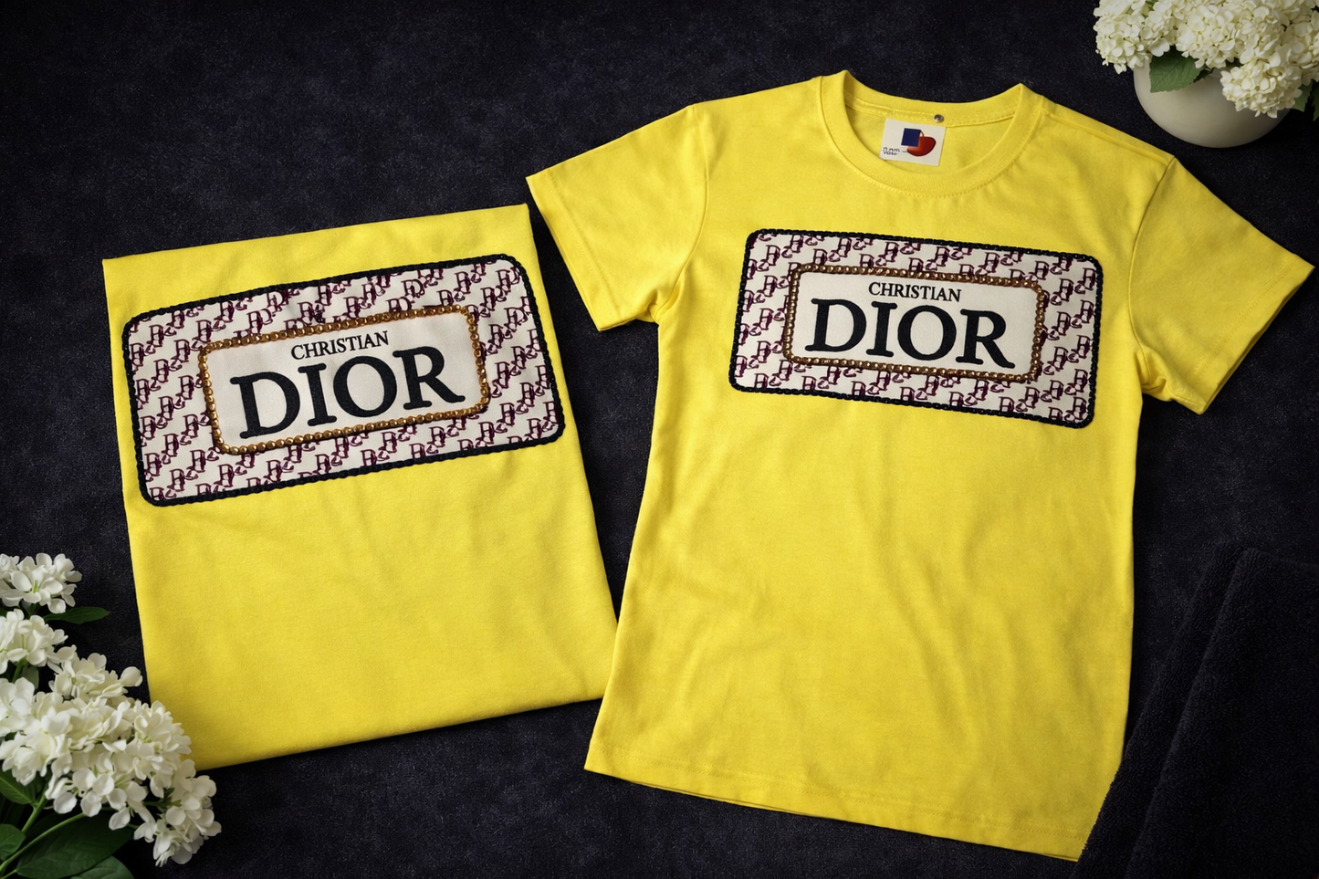 Camiseta Moderna Amarilla