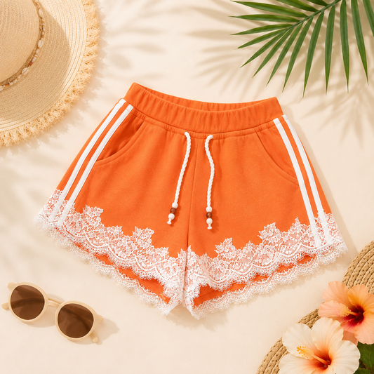 Short Curve Encaje Sunset/Naranja