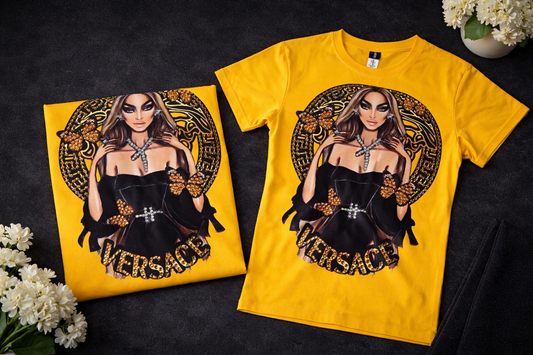 Camiseta Moderna Amarillo