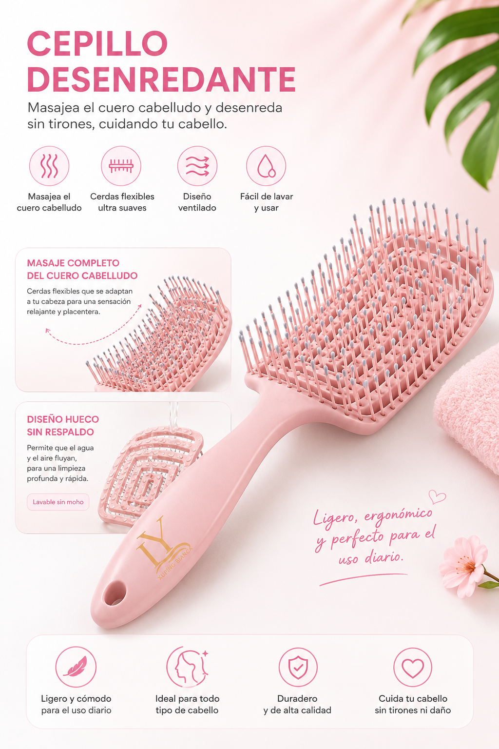 Cepillo Profesional para Desenrredar El Cabello