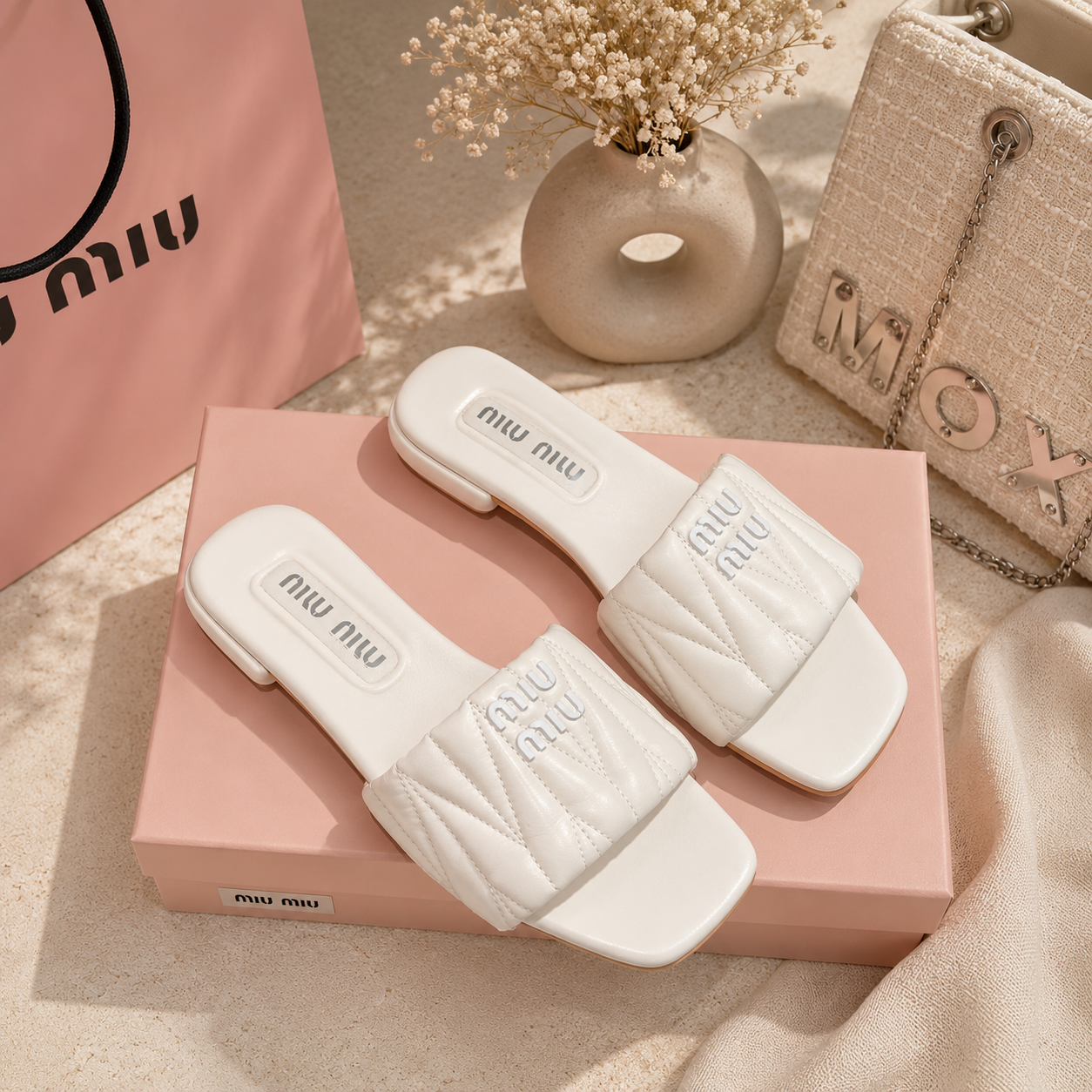 Sandalias White Luxe/Línea Premium