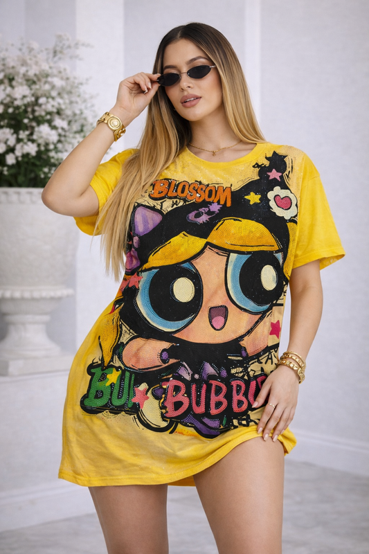 Blusón Bubbles Glow/Amarillo