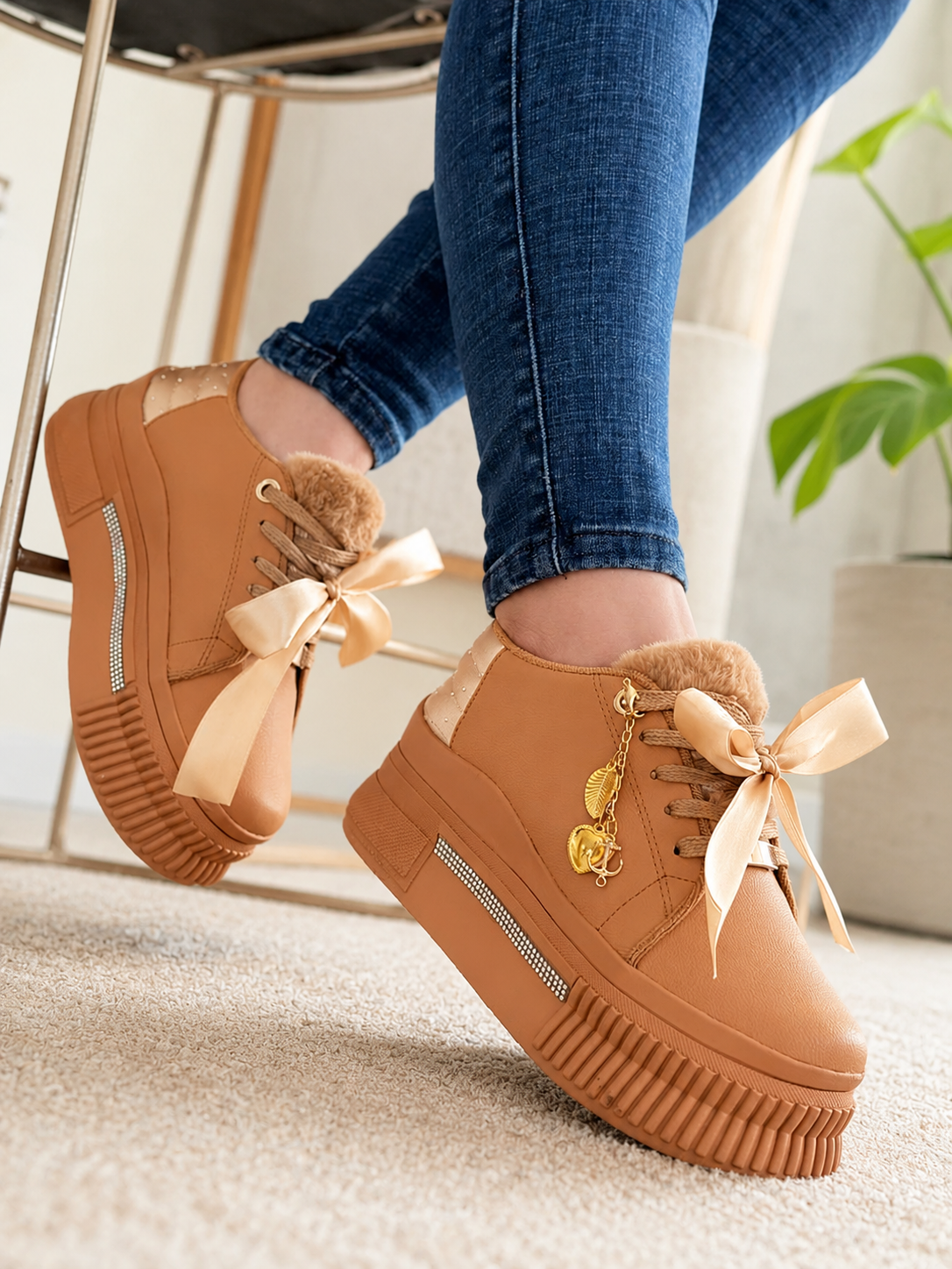 Sneakers Plataforma Elegance Soft – Línea Estándar/Colombiana