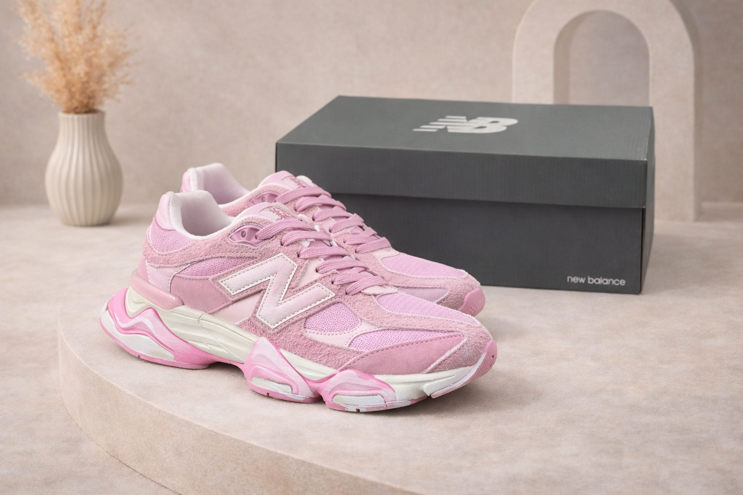 Sneakers Pink Motion/NB 9060| Línea Premium