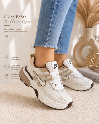 Sneakers Ivory Step/ Linea Estándar Colombiana