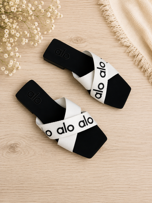 Sandalias Urban Alo/ Linea Estándar Blanco