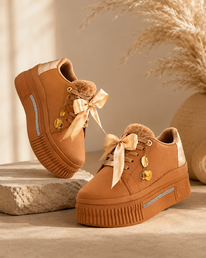 Sneakers Plataforma Elegance Soft – Línea Estándar/Colombiana