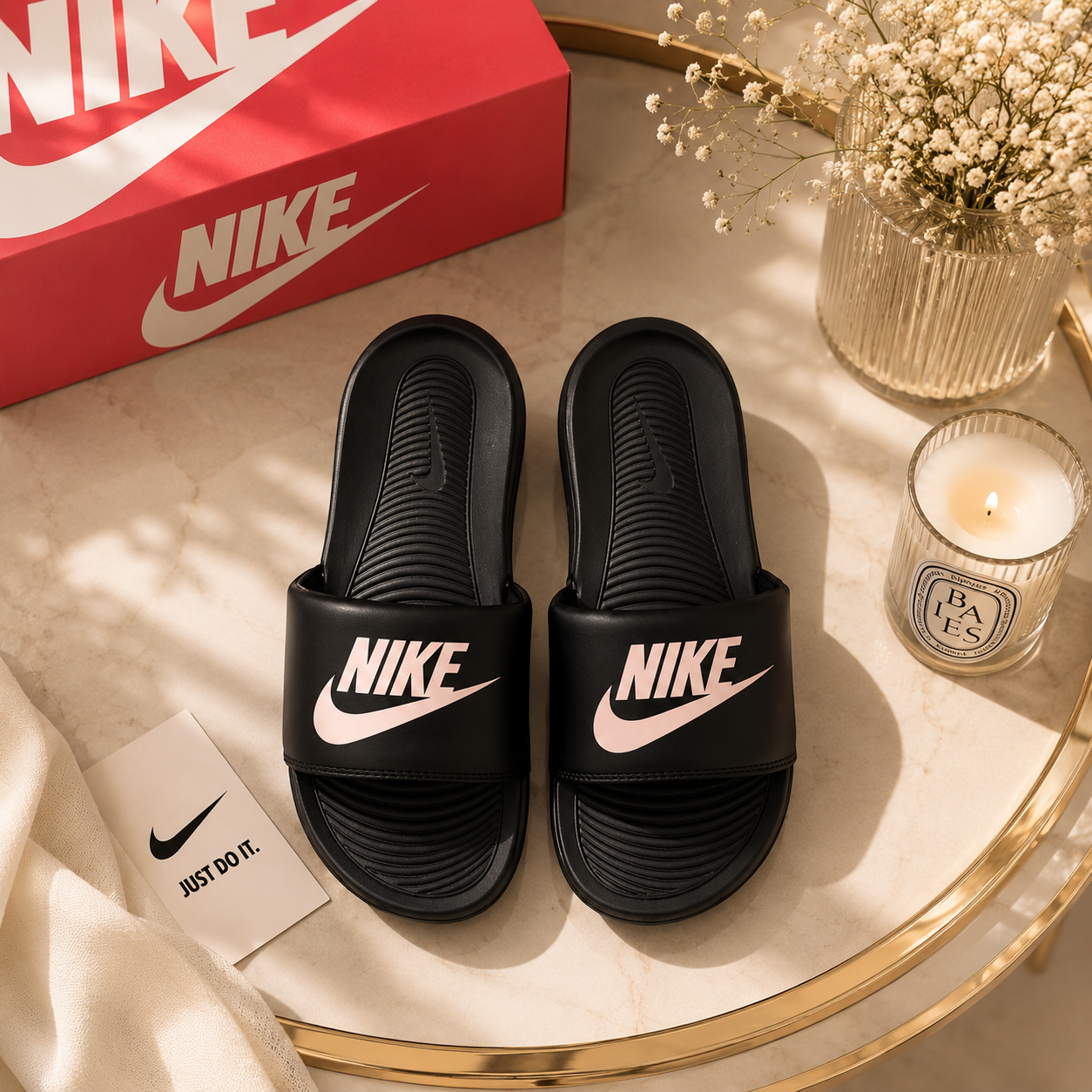 Sandalias Comfort Black/Linea Premium