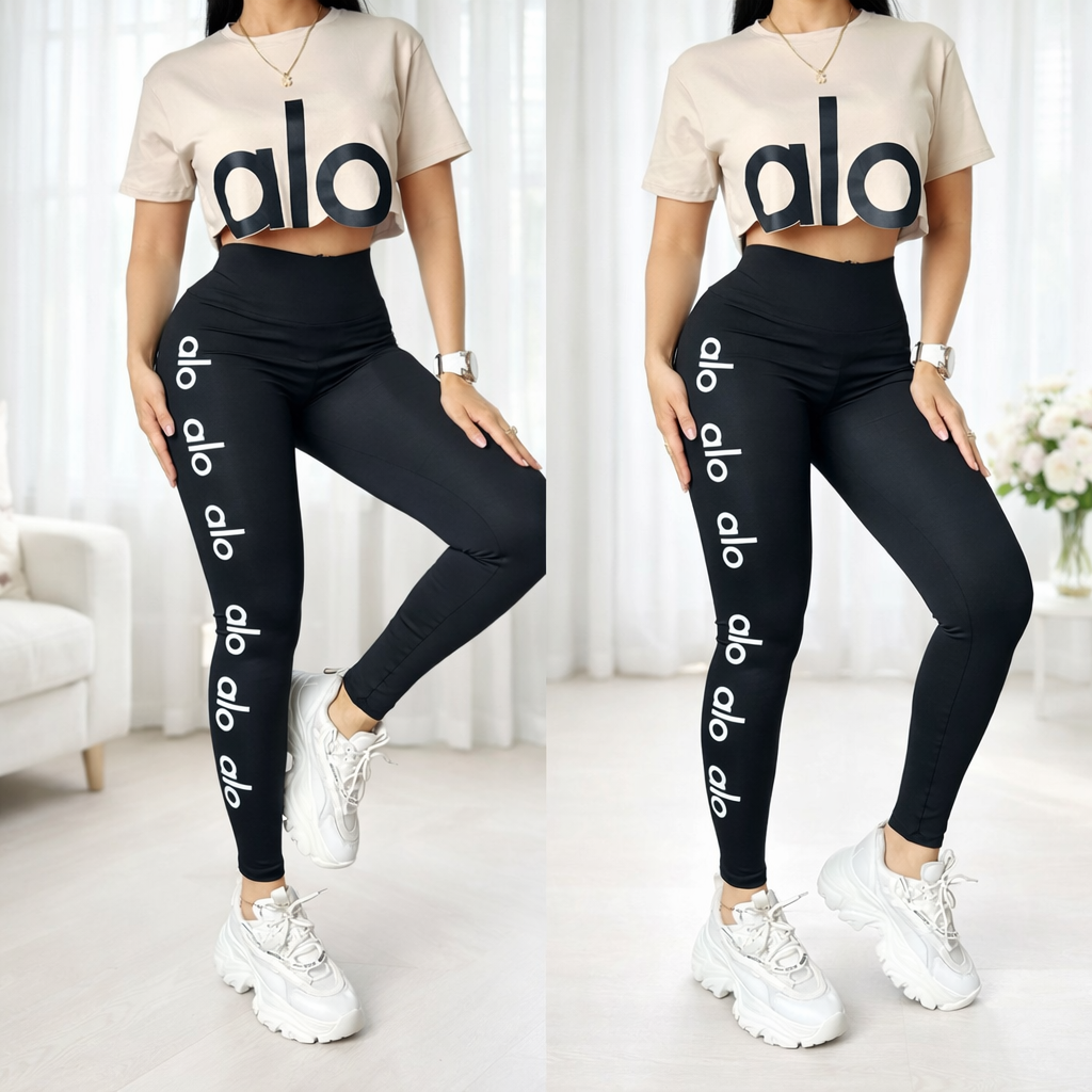 Conjunto Poder Activo/ Beige