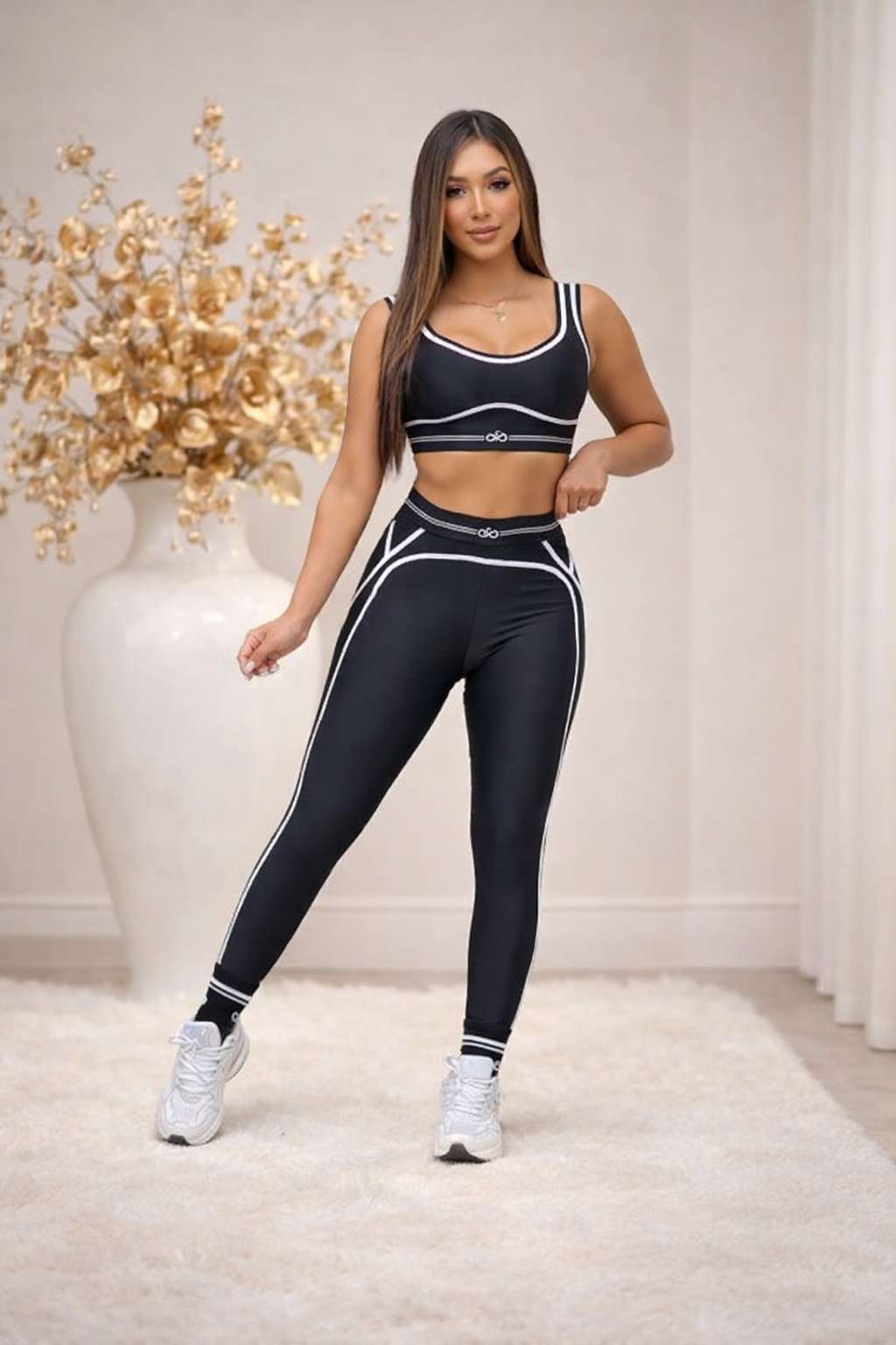 Conjunto Deportivo Elegance/Negro
