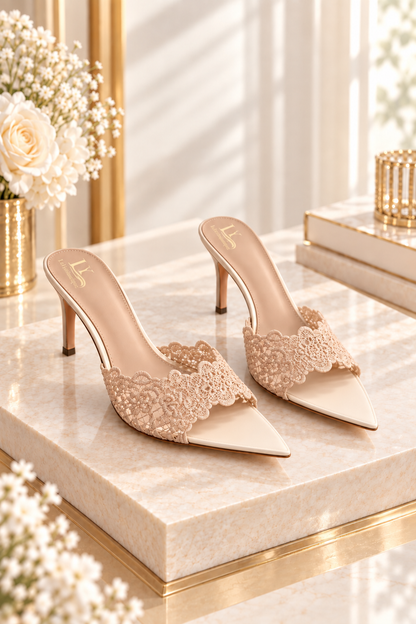Elegant Lace Heels ✨