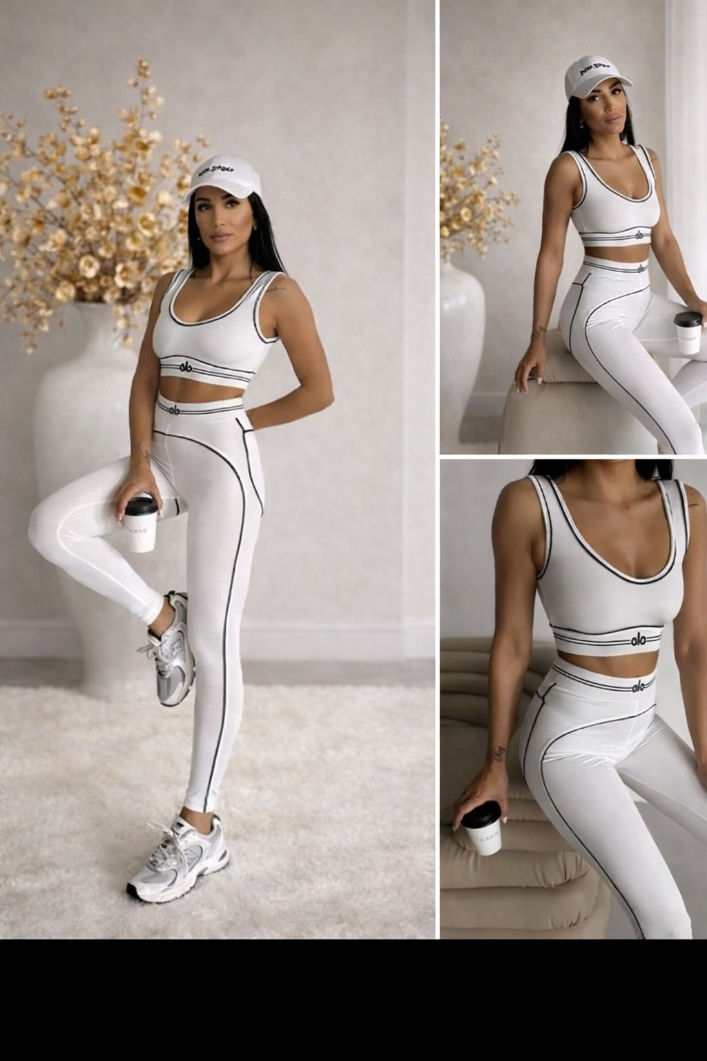 Conjunto Deportivo Elegance Motion/Blanco
