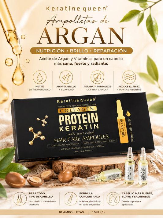 Ampollas Proteína para El Cuidado del Cabello