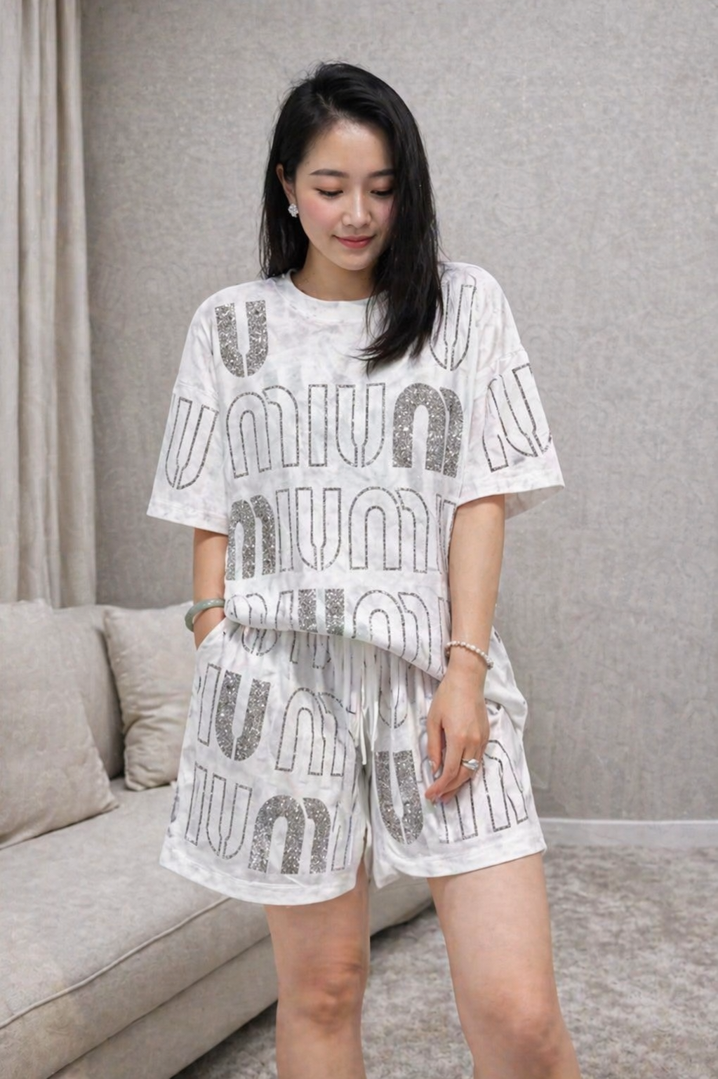 Conjunto Estilo Radiante/Blanco