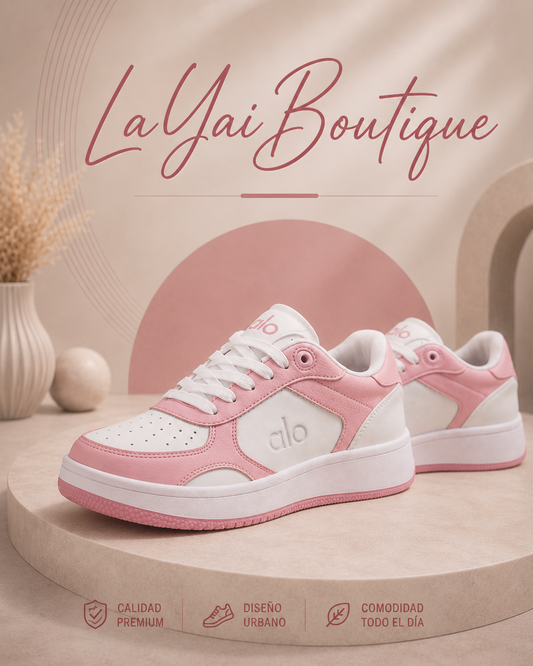Sneakers / Pink Soft Urban|Línea Premium