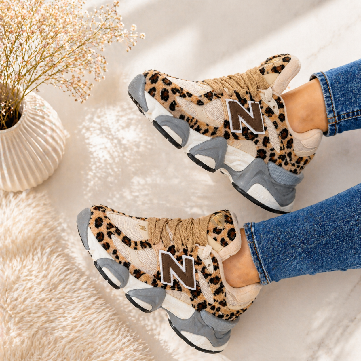 Sneakers Urban Luxe /Línea Estándar/ Leopardo