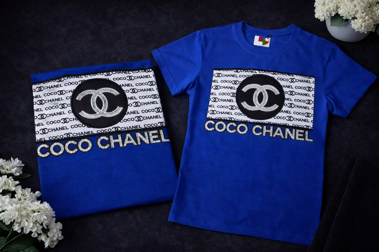 Camiseta Moderna Azul