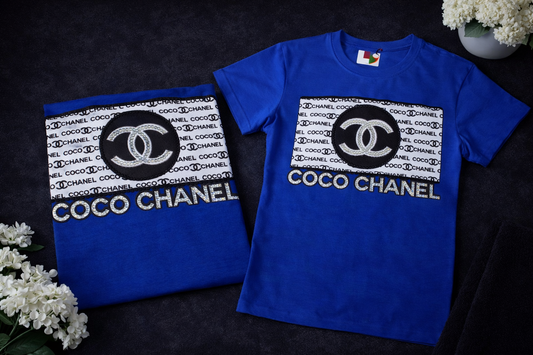 Camiseta Moderna Azul