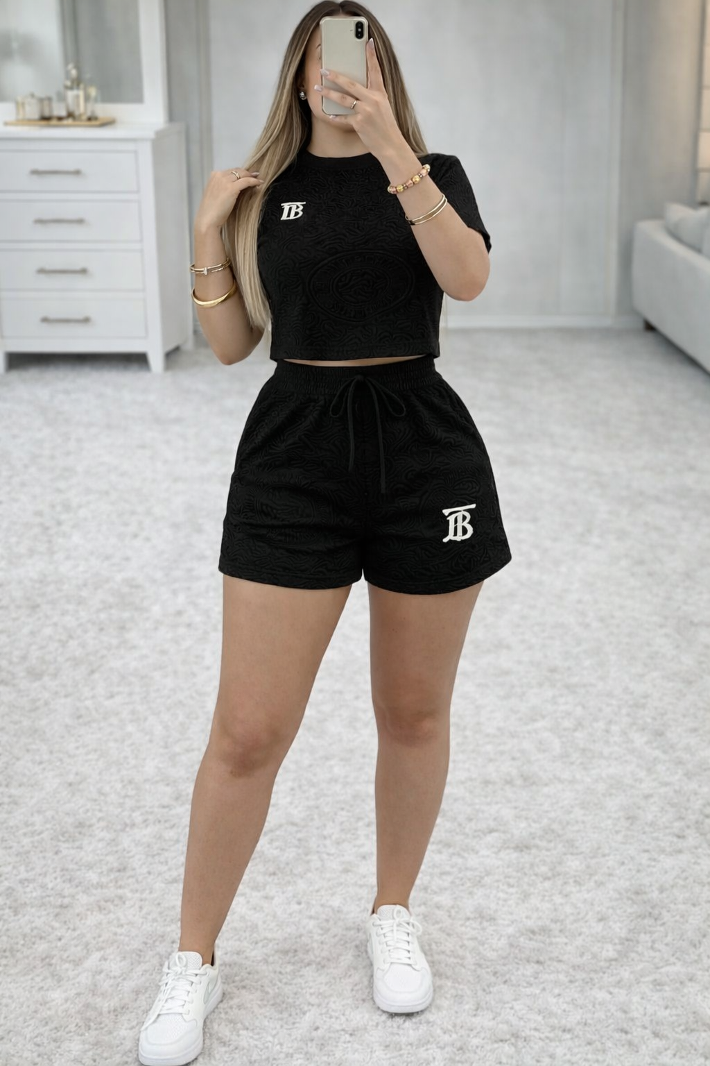 Conjunto LaYai Estilo Urbano Luxe/Negro