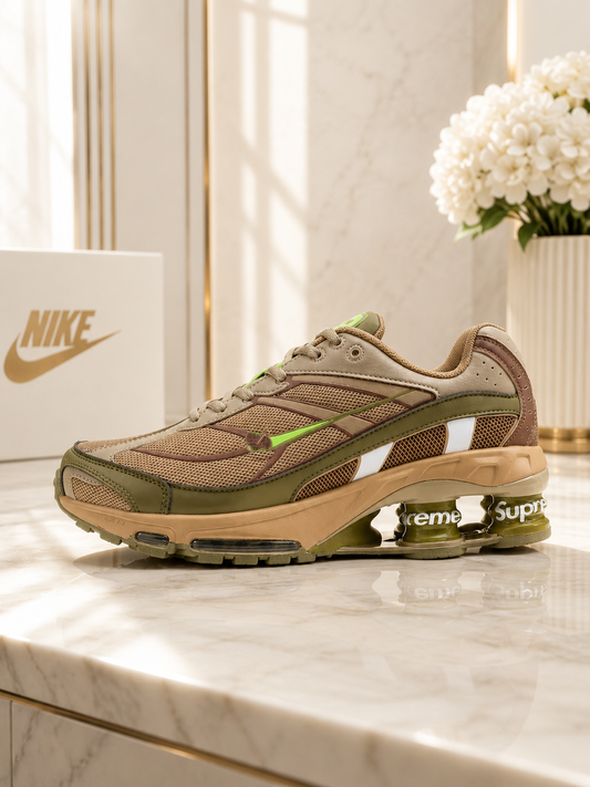 Sneakers Urban Trail Verde Oliva/Linea Premium