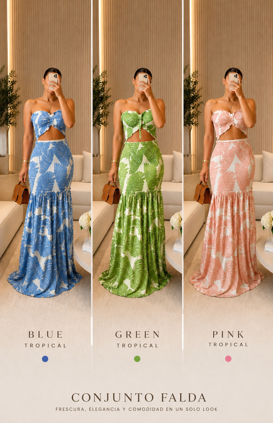 Conjunto Falda/2 piezas/Tropical Breeze