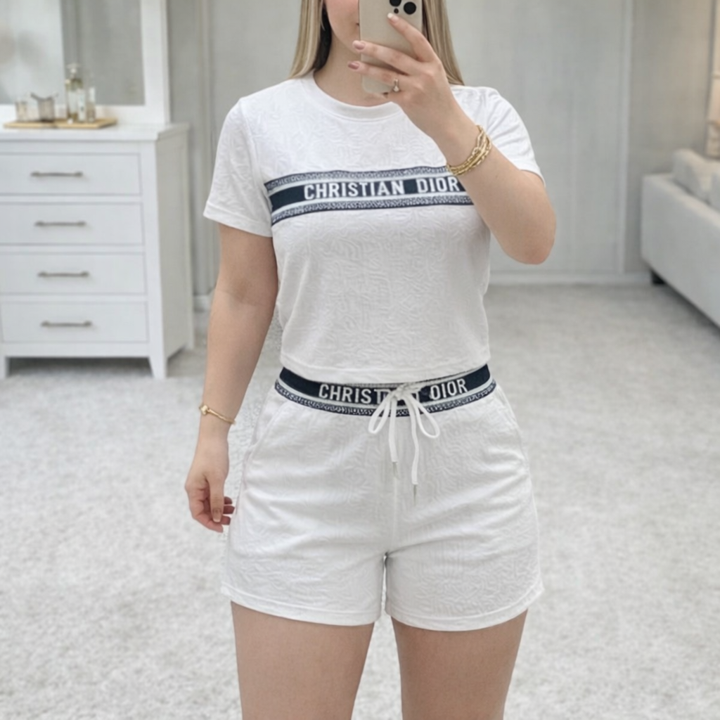 Conjunto Trendy Luxe/Blanco