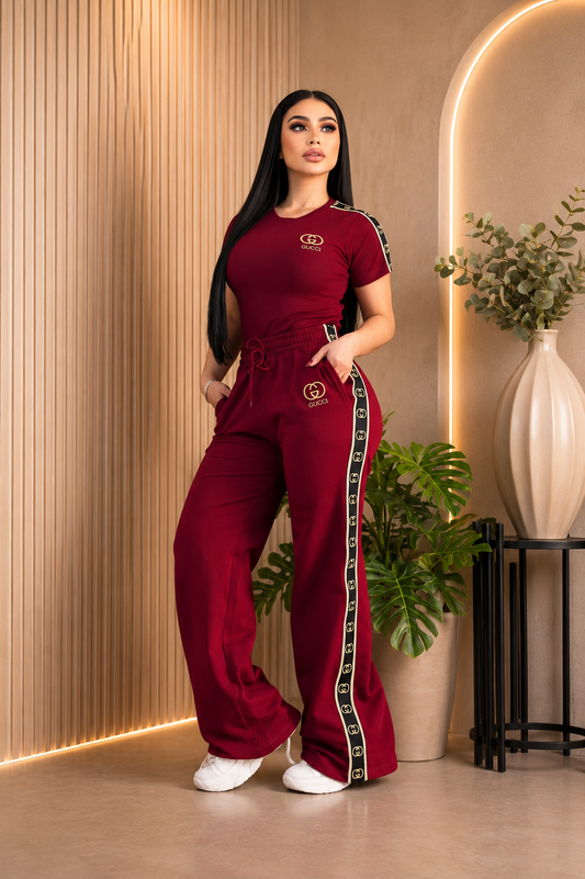 Conjunto  2 Piezas Glam Sport Rojo