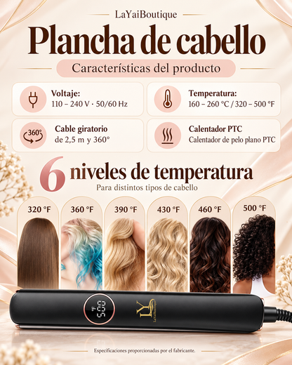 Plancha de pelo profesional LaYaiBoutique